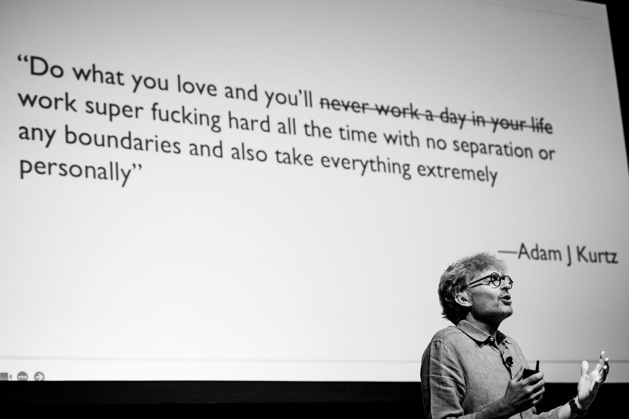 Speaking photo (black & white) adam-sandell-web-06-2025